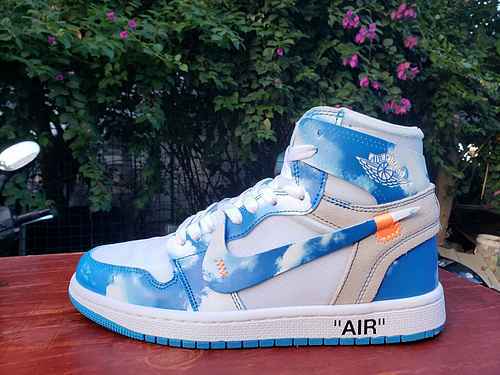 AIR JORDAN1 Jordan Dan 1a generazione Cielo blu e nuvola bianca 3646