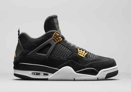 AJ4 Black Gold 4046 Etichetta vera da uomo al secondo piano con mezza misura