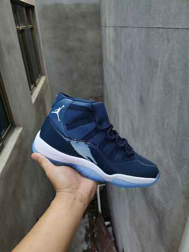 AIR JORDAN 11 Jordan Dan 11a generazione Blu Navy Bianco 4047