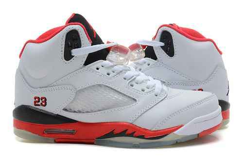 JORDAN 5a generazione Scarpe da donna Jordan Dan 5a generazione bianche nere rosse 3640 spedite