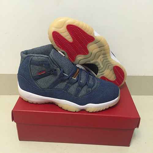 Levis x Air Jordan 11 Denim Blu 4047