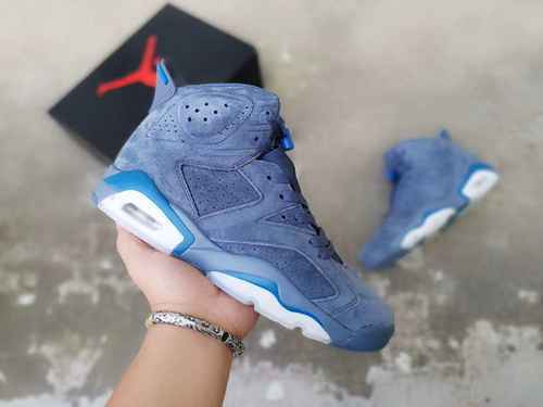 Jordan 6 Obsidian Blue Jimmy Teller Uomo Scarpe da pallacanestro 384664400 Alta qualità 4047 con mez