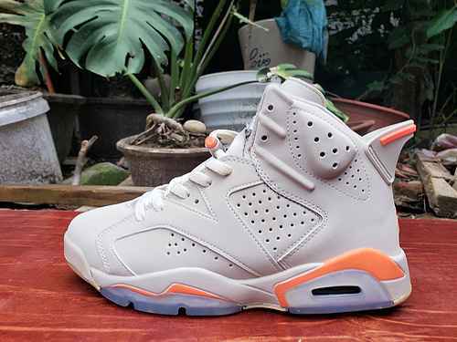 AIR JORDAN6 Jordan Dan 6a generazione Bianco Arancione 4047