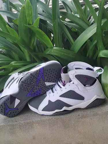 Jordan 7 Grigio Scuro Viola 3647