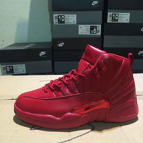 AIR jordan12 nuova combinazione di colori Full Red 4047