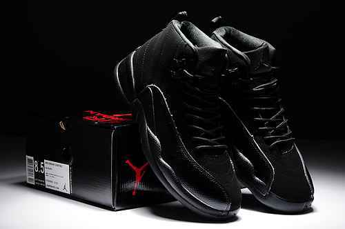 JORDAN12 All Black Super Una nuova scarpa da uomo con abbinamento colori 4147