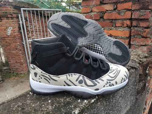 AIR JORDAN 11quot Animale istintoquot Zebra Scarpe da uomo 4047