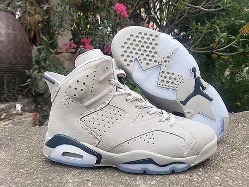 Scarpe AIR JORDAN6 grigio blu intenso da uomo 4047