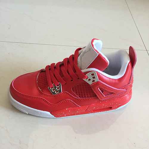 AIR JORDAN 4 Jordan Dan 4a generazione Tutto rosso Spray Point 3640