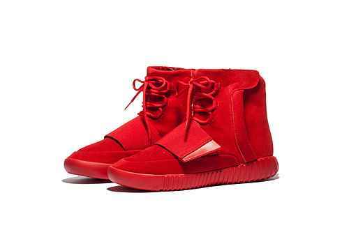 Yeezy 750 Full Red Edizione limitata Personalizzazione 4046 Spedizione esclusiva Autentico