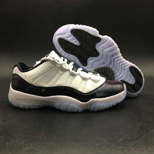 Jordan Dan 11a generazione AJ11 basso Concord chameleon strato superiore originale in vero carbonio 