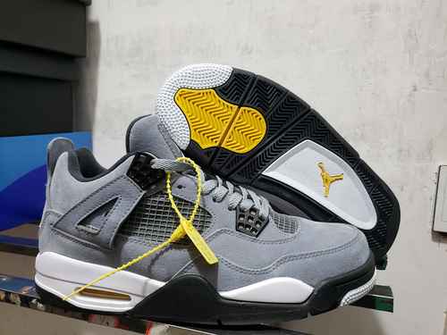 AIR JORDAN 4 Jordan Dan 4a generazione Cool Grey 4047 spedito