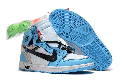 AJ1 maggio 2018 Ufficiale North Carolina Blue OFF WHITE 3647