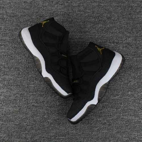 Jordan11 Pelle di pesce perla AJ11 Nero Oro 3647