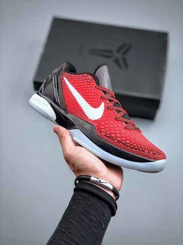 Versione CK Nike Zoom Kobe VI ZK6 Nero Rosso 4046