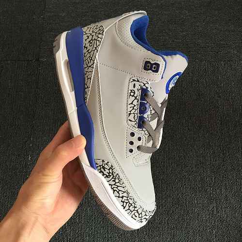 AIR JORDAN3Scarpe Jordan Dan di terza generazione grigio blu da uomo 4047