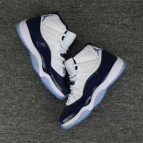 Air Jordan 11 Blu notte Super A Scarpe da uomo e da donna 36475 con mezza misura