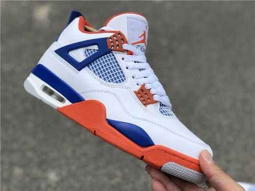 AIR JORDAN 4 BLU Rosso Super A Scarpe da uomo 4047