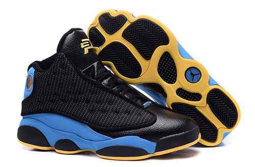 AJ13 Nuovo colore abbinato nero blu Mesh Chris Pauls Wasp colore abbinato Super A scarpa da uomo