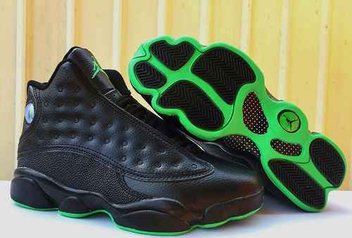 Spedizione J13 Jordan Dan 13a generazione nero verde 4147