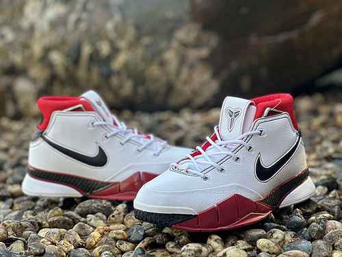 Nike Kobe 1 Protro A I Star All Star 2018 Bianco Rosso Kobe 1 Vintage Scarpe da pallacanestro da com