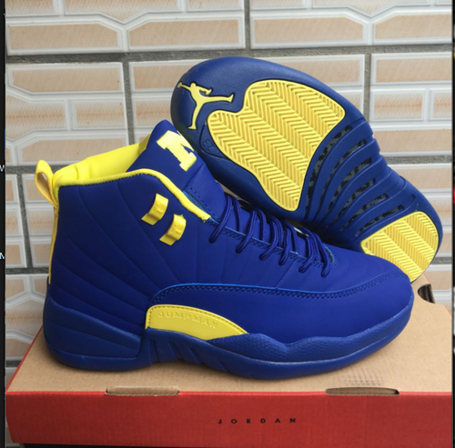 Jordan12 Blu Giallo Alta Frequenza 4047