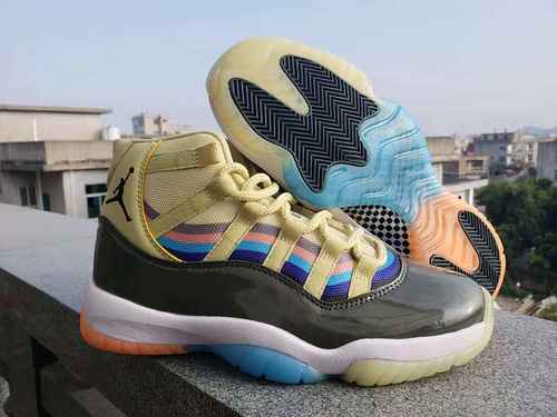 Jordan11 3D colorato da 40 a 46 Spedizione