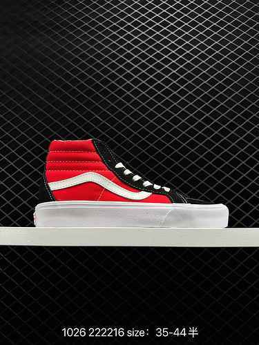 Vans Sk8 Hi im Vans Scarpe alte con plaid Comode scarpe casual alla moda versatili per uomo e donna 