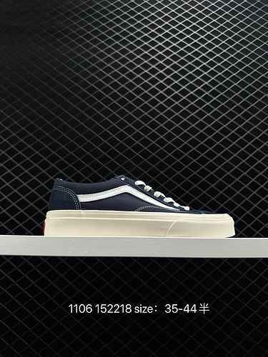 9 Vans Vault OG Style 36 Retro Black White Quanzhilong Short Head Special edition Skate shoe Pure Vu