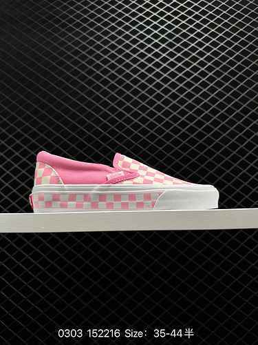 8 nuovi modelli spediti VANS OS One Step Pink Checkerboard Classic Scarpe basse in tela Craft Vulcan