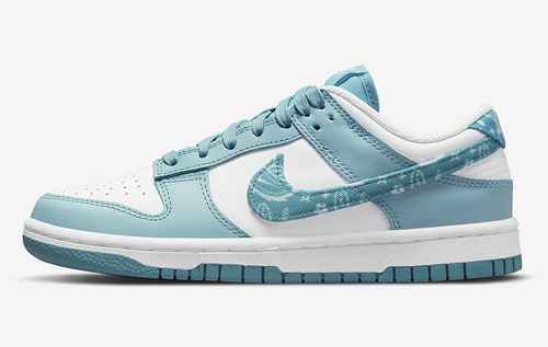 Nike Dunk Low WMNS Blue Paisley DH4401101 3645 con mezze misure