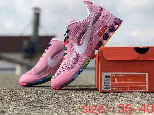 NIKE SHOX REAX RUN Nike tessuto rosa colorato 3640