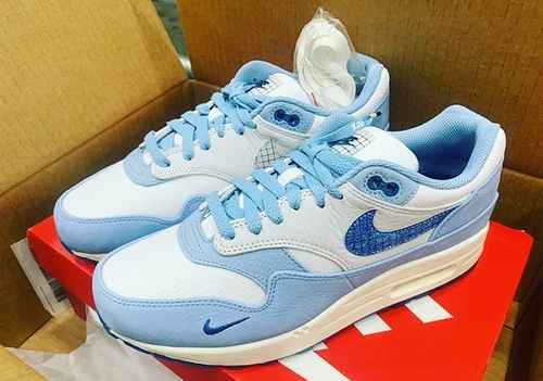 Nike Air Max 1 Blueprint DR0448100 3647 originale con mezza taglia