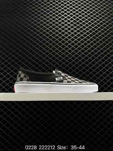 Vans Classic SlipOn Vans One Step Chessboard Scarpe da tavolo basse a scacchi basse della serie clas