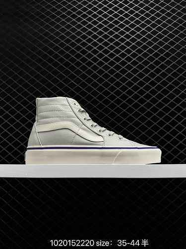 Vans SK8-Hi Tapered Silver Grey Thin Canvas Shoes Product Number: VNA4U64U4 Size: 35-44 (36.5 38.5 4