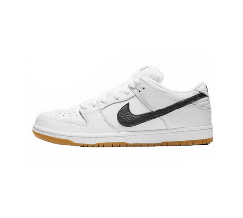 Nike SB Dunk Low Orange Label Nero e Bianco CD2563100 36475 con Mezza Taglia