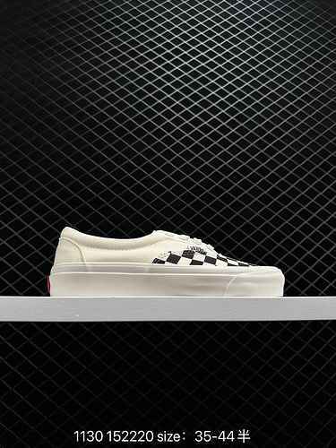 Vans Eras patchwork a scacchiera design asimmetrico a contrasto di colore in bianco e nero, rosso e 