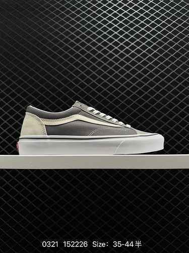 30000 Vans Style 36 Splice Grey Vans Official New Color Matching Low Top Grey Black Vulcanized Skate