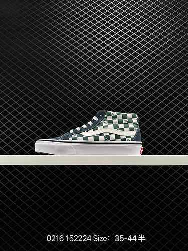 2 Vans Sk8-mid Green White Checkerboard Official Sync Ward Shoes are not very familiar to many other