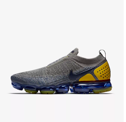 Nike Nike Air VaporMax FK Moc 2 2018 Cuscino d'aria 2a generazione con lacci Fango scuro Mare Nebbia