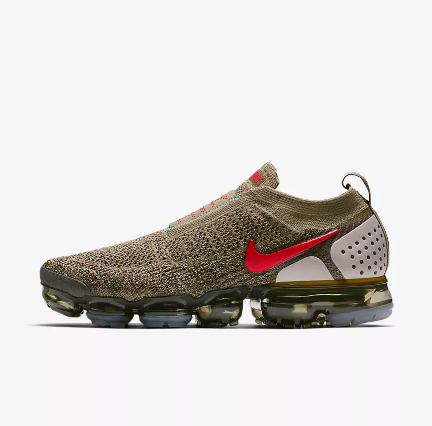 Nike Nike Air VaporMax FK Moc 2 2018 Cuscino d'aria 2nd Generation Laceless Lace Up Edition Verde ol