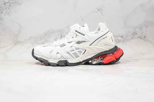 G00 | Support the second store release of Balenciaga 4th generation 4.0 white red Balenciaga Track 4