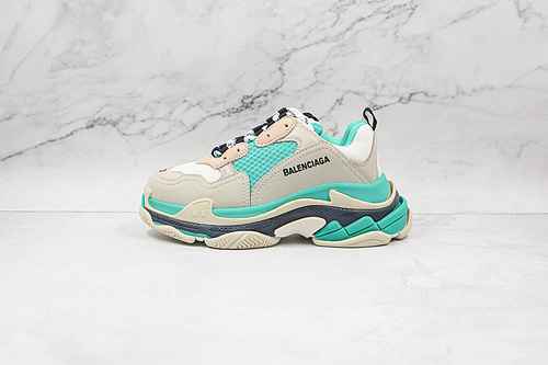 D30 | Support store release OK version, white green Balenciaga Triple S, correct font, correct thick