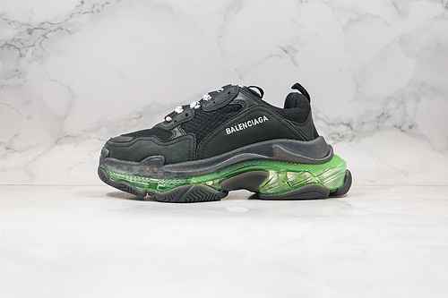 D80 | Support to store ok Original Balenciaga Air Cushion Black Green The strongest cost performance