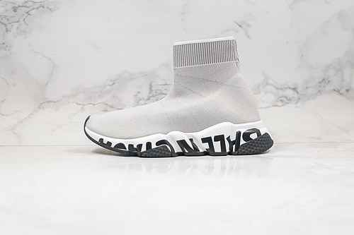 C10 | Support store level gray Balenciaga letter socks shoes/balenciaga Sneaker Tess S. Gomma Maille