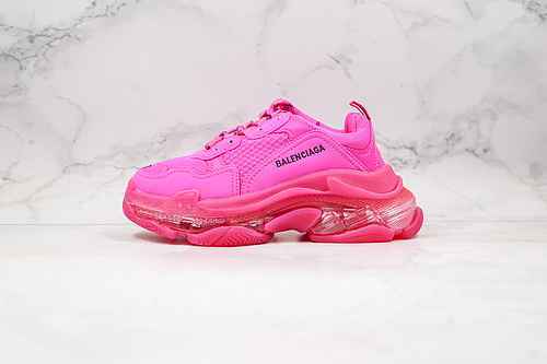 D80 Supporto per riporre e friggere la strada ok puro cuscino d'aria originale Balenciaga rosa fluor