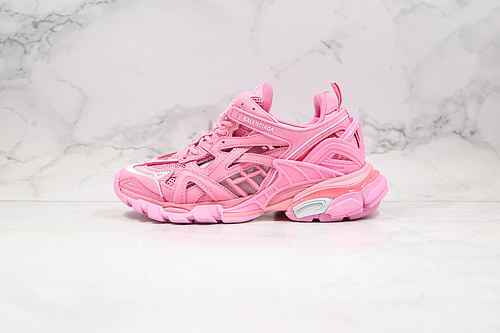 G00 Supporta il secondo lancio in negozio di Balenciaga Track 40 in rosa chiaro generazione 4 Balenc