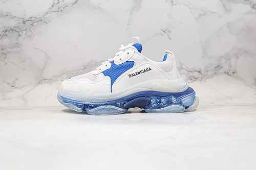 D80 | Support to store ok Pure original Balenciaga Air Cushion White Blue The strongest price perfor