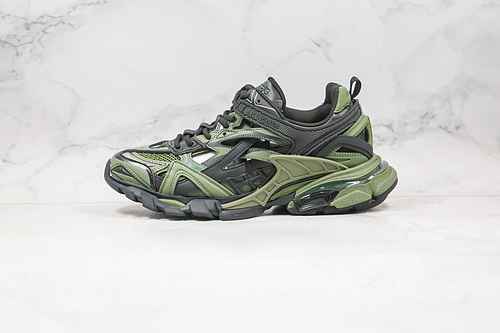 F30 | Support Balenciaga 4th Generation 4.0 Army Green Black Green Balenciaga Track 4.0 Balenciaga 4