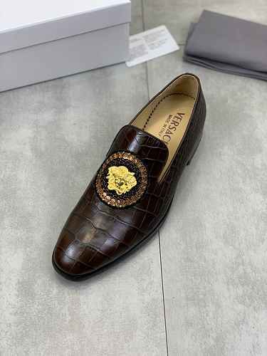 Codice scarpa da uomo Versace 0521C00 Taglia 3844 45 personalizzato, non reso o cambio